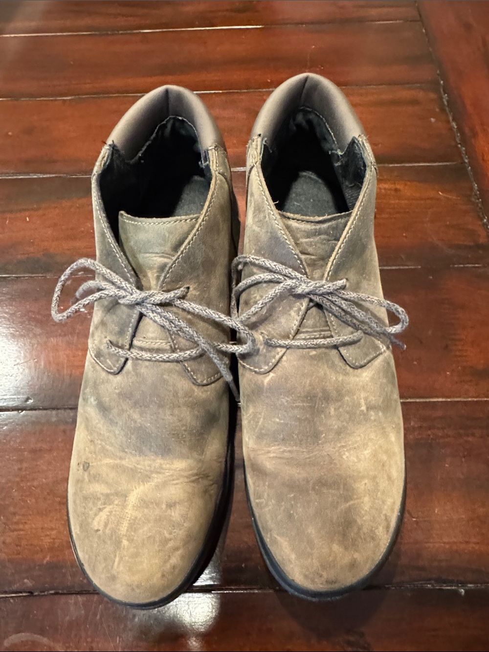 Merrell Brown Lace-Up Suede Ankle Booties